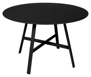 Černý kovový zahradní stůl Fermob So'O 117 cm