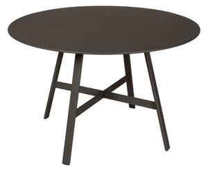 Tmavě hnědý kovový zahradní stůl Fermob So'O 117 cm