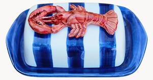 Ručně malovaná máselnička Lobster