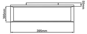 Brilliant - LED RGBW Stm stropní svítidlo ALLIE LED/24W/230V 2700-6500K + DO
