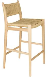 -25 % Dny MOMENTI– Dutchbone Dřevěná barová židle CECILE 68 cm