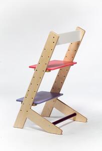 Lucas Wood Style rostoucí židle EASY LINE - barevný mix rostoucí židle EASY LINE: barevný mix holka