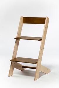 Lucas Wood Style rostoucí židle EASY LINE - kaštan