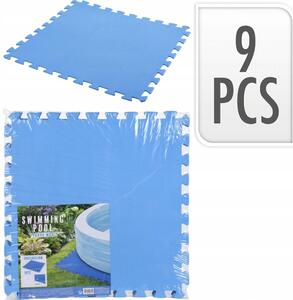 Pěnové puzzle pod bazén Progarden 50x50 cm modré 9 ks