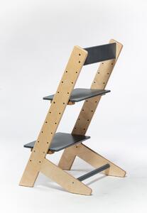 Lucas Wood Style rostoucí židle EASY LINE - šedá