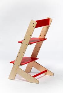 Lucas Wood Style rostoucí židle EASY LINE - červená