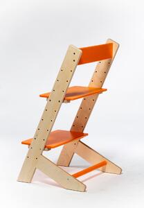 Lucas Wood Style rostoucí židle EASY LINE - oranžová