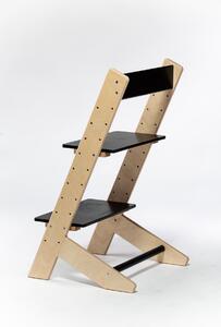Lucas Wood Style rostoucí židle EASY LINE - černá