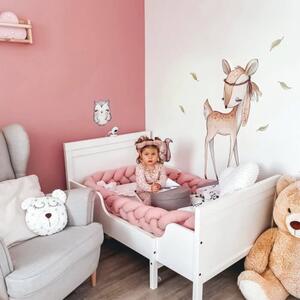 INSPIO-textilní přelepitelná samolepka - Dětské samolepky na zeď - Samolepka srnce do dětského pokoje