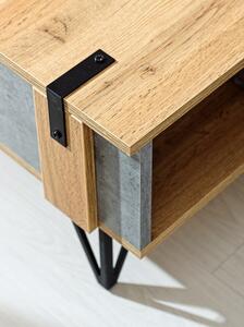 Dolmar Konferenční stolek Lofter 12 dub wotan/beton