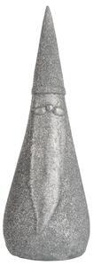 Vánoční dekorace SILVER SANTA 23 cm, stříbrná