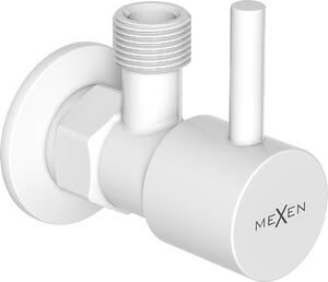 Mexen R1, rohový ventil pro baterii 1/2"x3/8", bílá, 79970-20