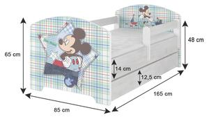 Dětská postel se šuplíkem Disney - 101 DALMATINŮ 160x80 cm