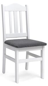 Židle z masivu č2 bílá