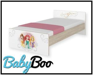 Dětská postel MAX bez šuplíku Disney - PRINCEZNY 200x90 cm