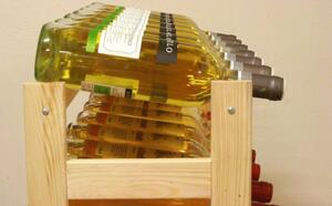 Regál na víno RW-1-56 borovice Povrchová úprava: olše