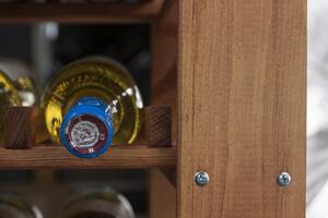 Regál na víno RW-5-3 borovice Povrchová úprava: Bez povrchové úpravy