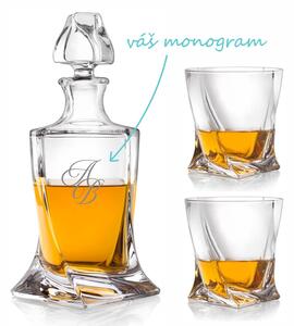 Pískovaný whisky set Hermes (1+2)