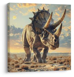 Obraz - Triceratops (30x30 cm)