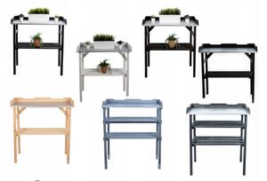 Univerzální příruční stolek- Barevné varianty Povrchová úprava: Hnedá