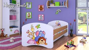 Dětská postel se šuplíkem 180x90cm SAFARI - buk