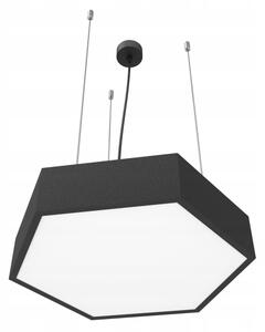 LED Lustr na lanku LED/20W/230V černá