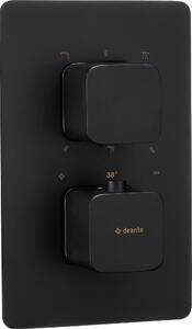 Deante, Vnější krytka pro podomítkový box s termostatem BXY_X44T, černá, BXY_NECT