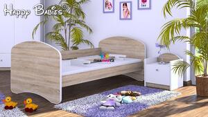 Dětská postel 140x70 cm - TMAVÝ DUB