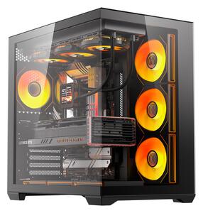 Počítačová skříň DarkFlash C280 (černá) + 7 ventilátorů