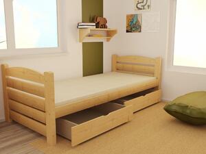 Dětská postel z MASIVU 200x90cm SE ŠUPLÍKY - DP011