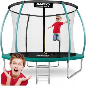 Trampolína se sítí Neo-sport 312 cm FT 10 (304-312 cm)