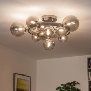 Brilagi - LED Přisazený lustr MILLA 10xG9/3W/230V černý chrom/kouřová
