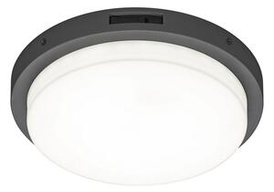 Trio T630369142 LED přisazené stropní svítidlo BERMEJO | 14W integrovaný LED zdroj | 1x1450lm | 2300+3000+4000K | pohybové čidlo | antracit