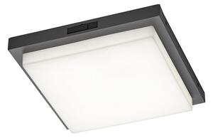 Trio T630369242 LED přisazené stropní svítidlo BERMEJO | 14W integrovaný LED zdroj | 1x1450lm | 2300+3000+4000K | pohybové čidlo | antracit