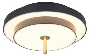 Trio T640210180 LED přisazené stropní svítidlo KEATON | 34W integrovaný LED zdroj | 1x4000lm | 2300+3000+4000K | Trio - SwitchDimmer | černá | zlatá