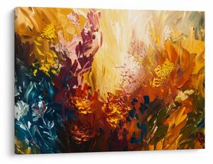 Obraz - Abstraktní malba květin (70x50 cm)
