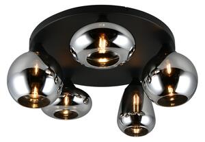 Trio T617030532 přisazené stropní svítidlo LUMINA | 10W E14 | černá | kouřová