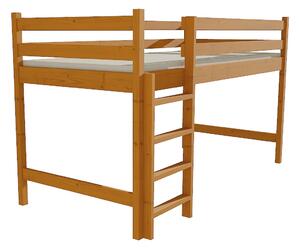 Vyvýšená dětská postel z MASIVU 180x80cm - ZP002