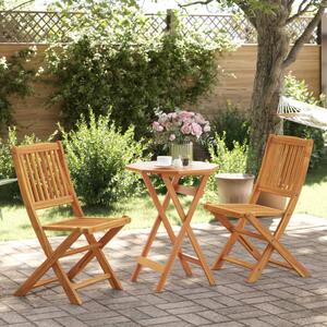 3dílný skládací bistro set masivní akáciové dřevo 3295251