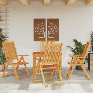 5dílný zahradní jídelní set 85x85x74 cm masivní akáciové dřevo 3295261