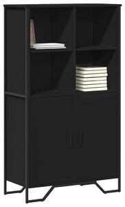 Highboard černý 79,5 x 35,5 x 137,5 cm kompozitní dřevo 3295307