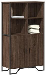 Highboard hnědý dub 79,5 x 35,5 x 137,5 cm kompozitní dřevo 3295311