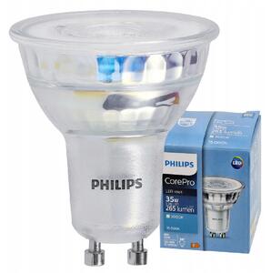 LED žárovka Philips GU10 - 3,5W - 255Lm 36° - teplá bílá 3000K - CorePro Premium