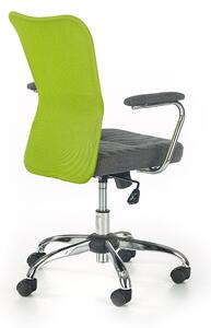 Kancelářská židle ANDY šedá/zelená