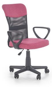 Dětská židle Tampa, růžová / černá