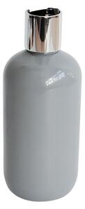 Dávkovač na mýdlo 300 ml šedý s černo-stříbrným DISC TOP BELA