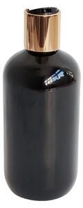 Dávkovač na mýdlo 300 ml černý s černo-zlatým DISC TOP BELA
