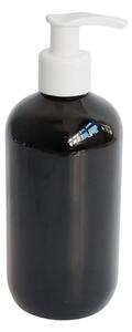 Dávkovač na mýdlo 300 ml černý s bílou pumpičkou BELA