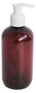 Dávkovač na mýdlo 300 ml hnědý s bílou pumpičkou BELA
