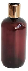 Dávkovač na mýdlo 300 ml hnědý s černo-zlatým DISC TOP BELA